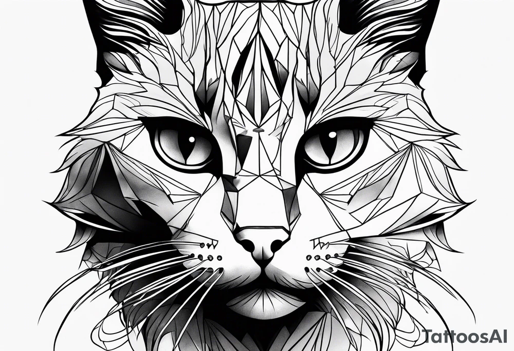 Black Cat tattoo idea
