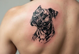 pitbull tattoo tattoo idea