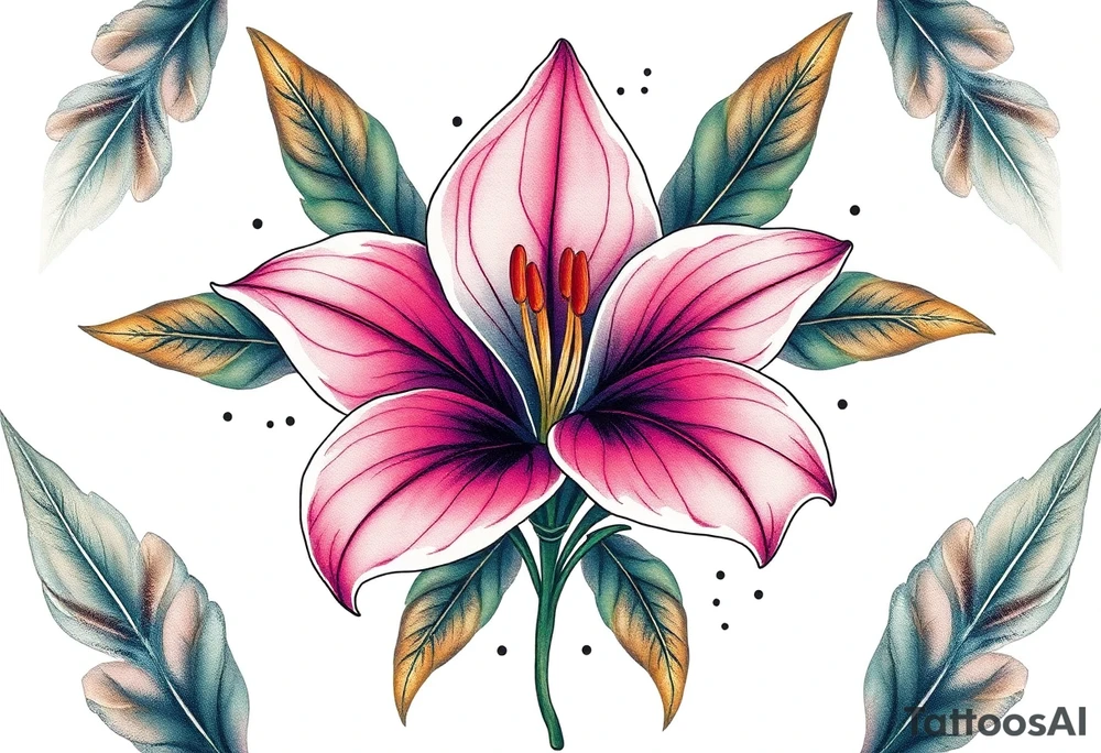 Lilly of the vally tattoo idea