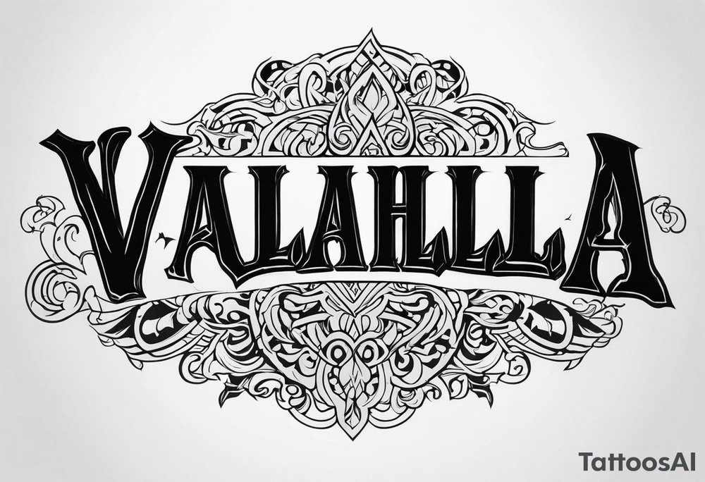 Valhalla tattoo idea