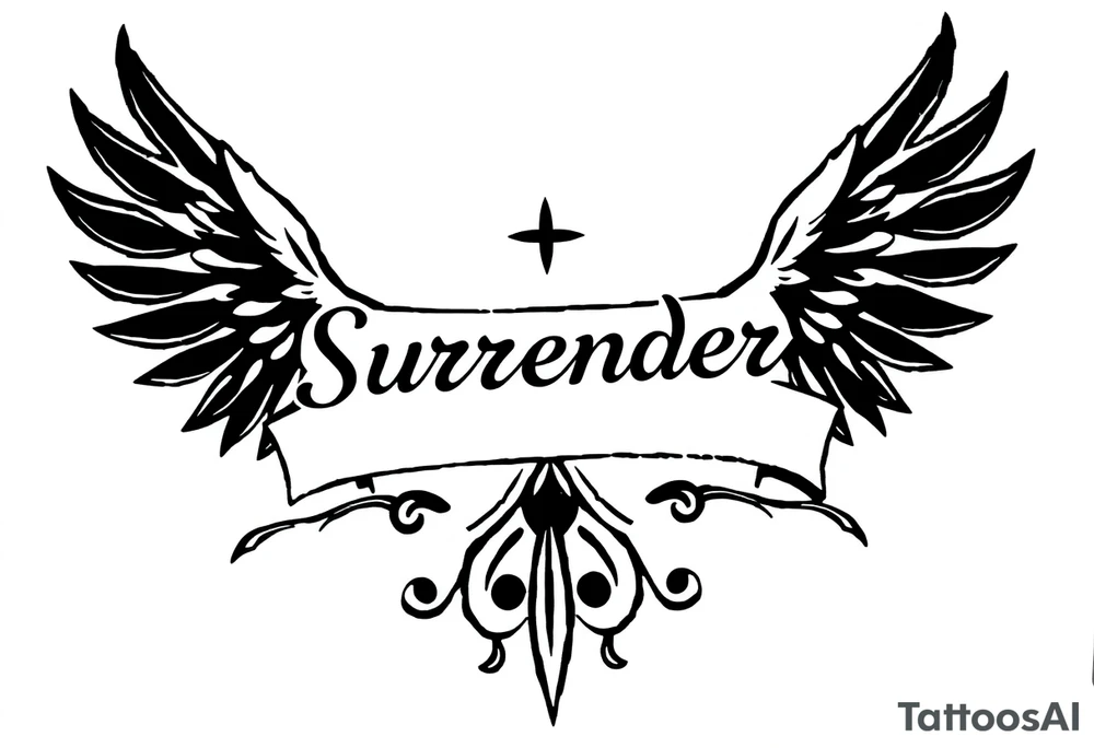 Surrender tattoo idea