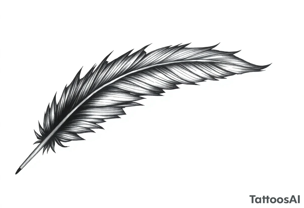 FEATHER tattoo idea