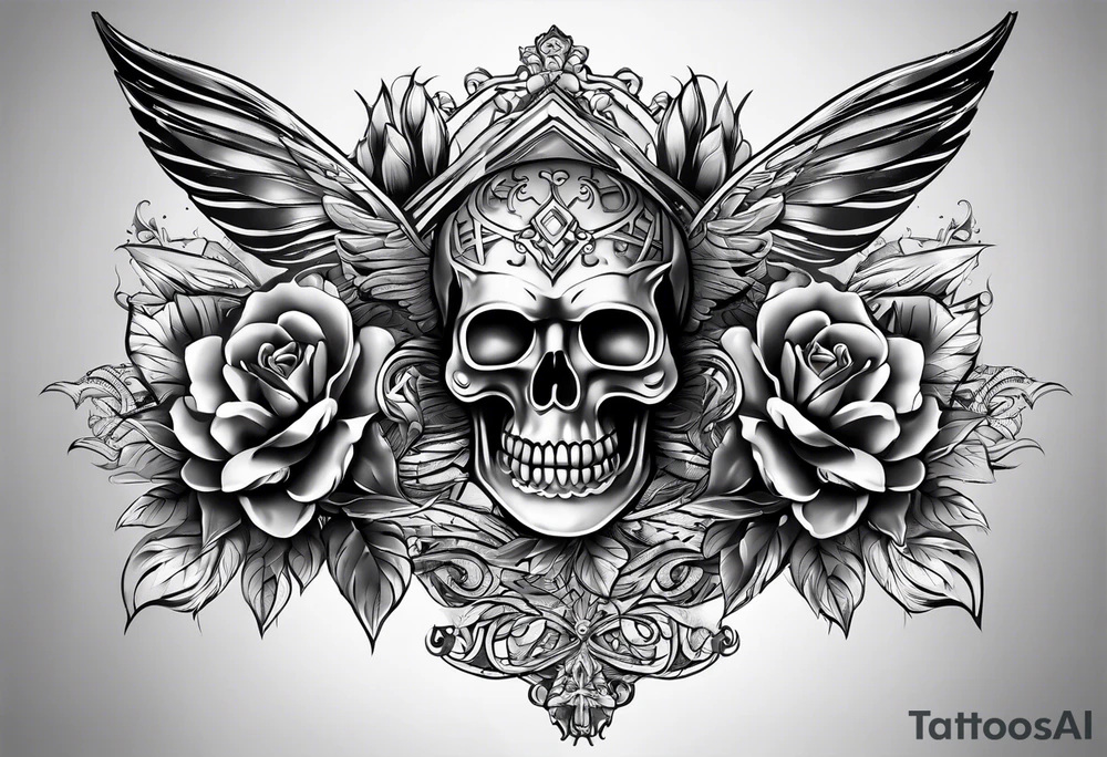 Make me a tattoo about trading tattoo idea