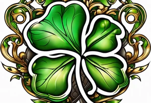 Shamrock tattoo idea