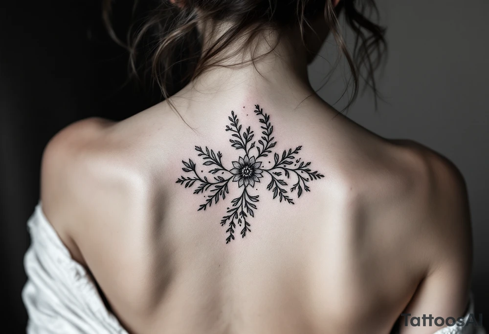 something very sexy but beautiful covers the whole back tattoo idea
