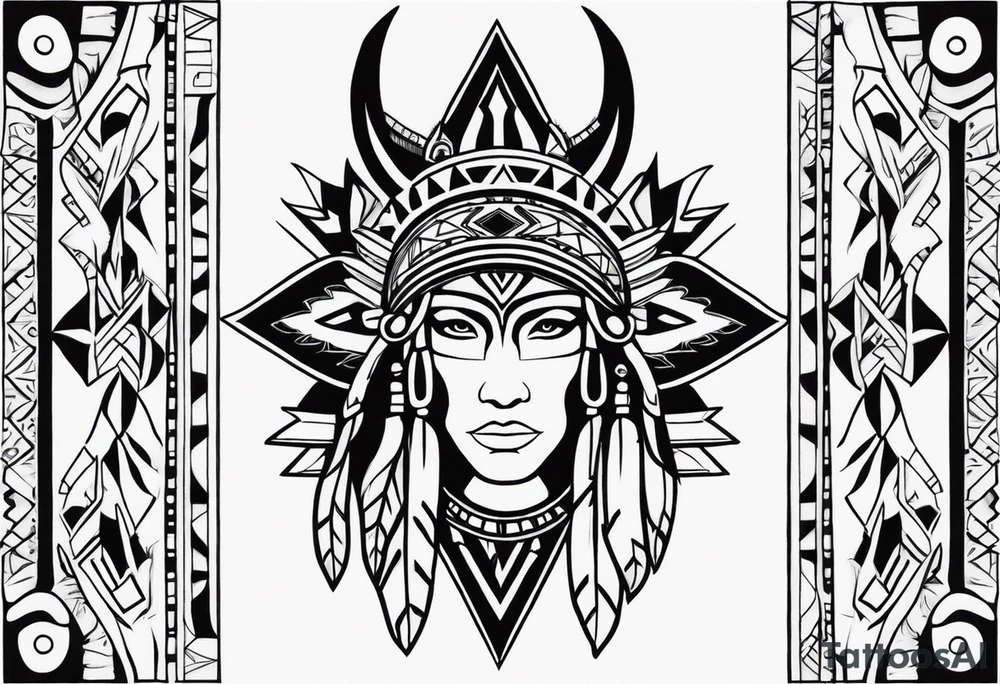 Native American Symbols tattoo idea
