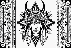 Native American Symbols tattoo idea