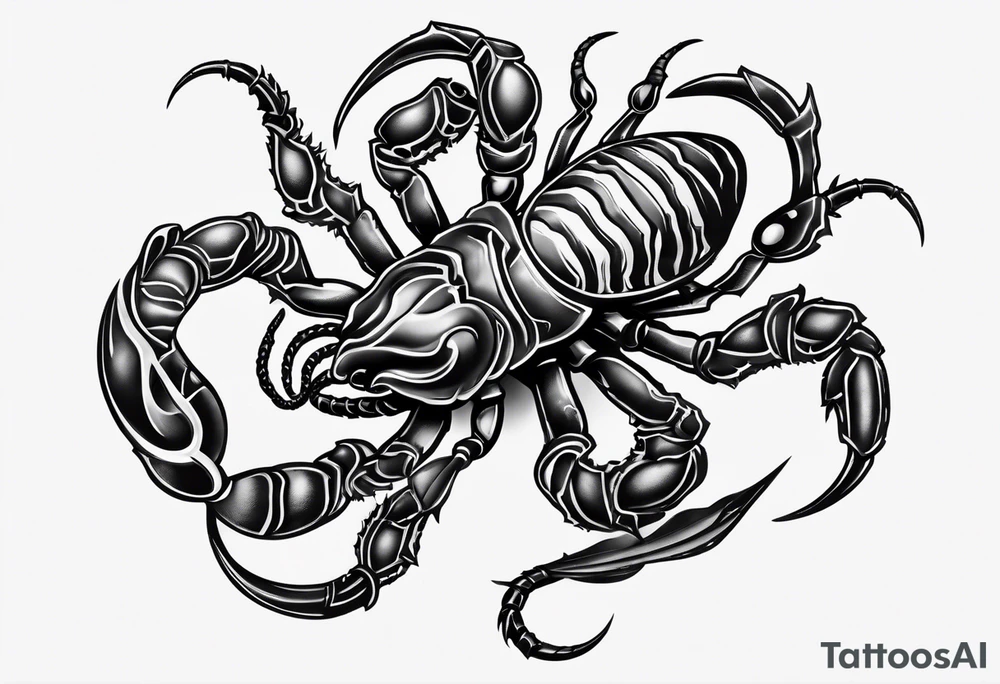 scorpio tattoo idea