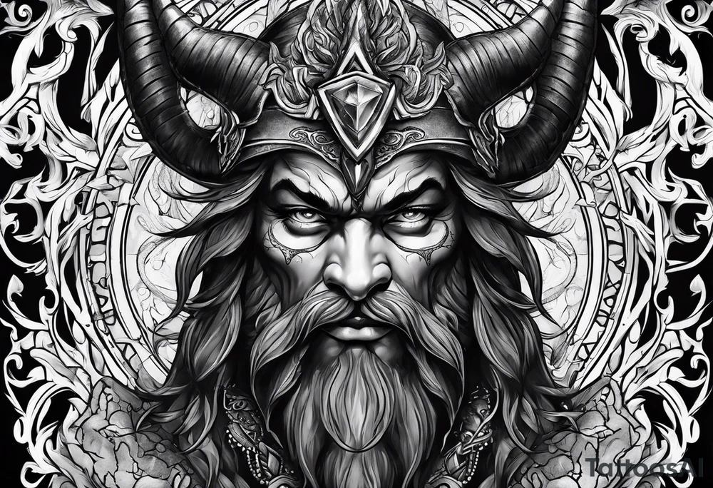 satan tattoo idea