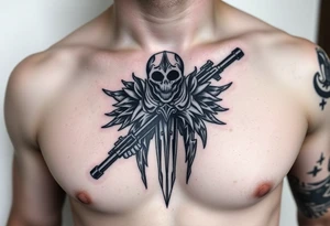 call of duty simon ghost riley tattoo idea