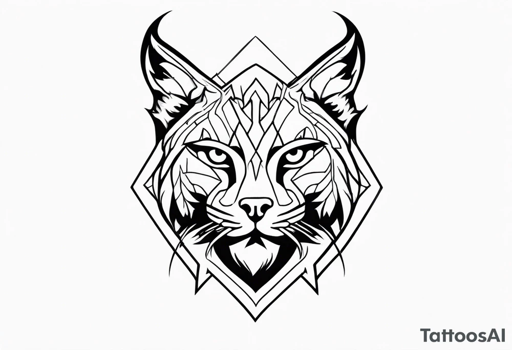 Bobcat huntig tattoo idea