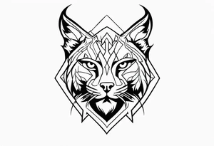 Bobcat huntig tattoo idea