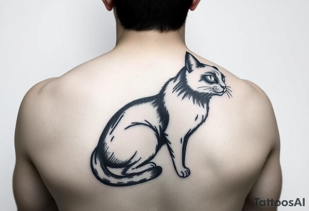 Black Cat tattoo idea