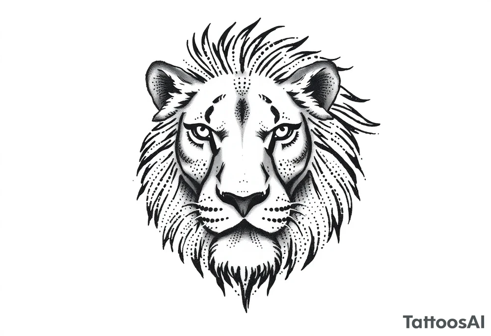 lion tattoo idea
