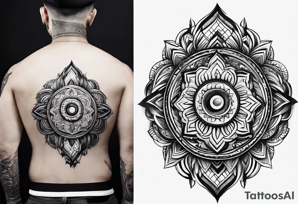 small round tattoo with open in the middle tattoo idea small round tattoo with open in the middle tattoo idea