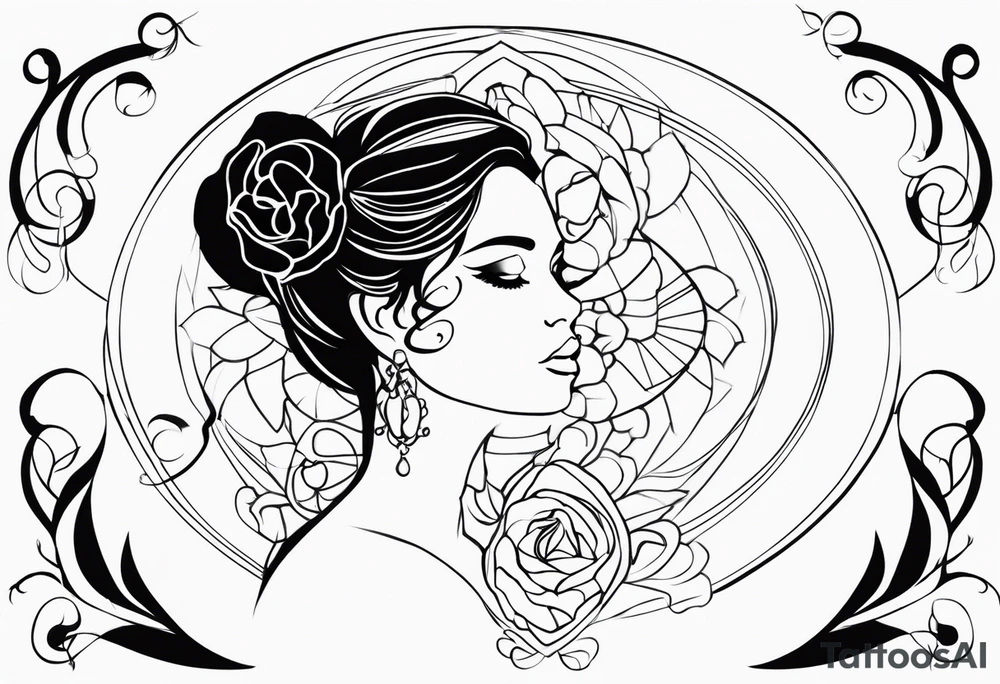 poetisa sapho de lesbo tattoo idea