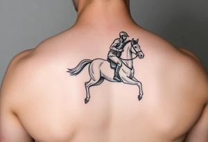 rider on the white horse tattoo idea