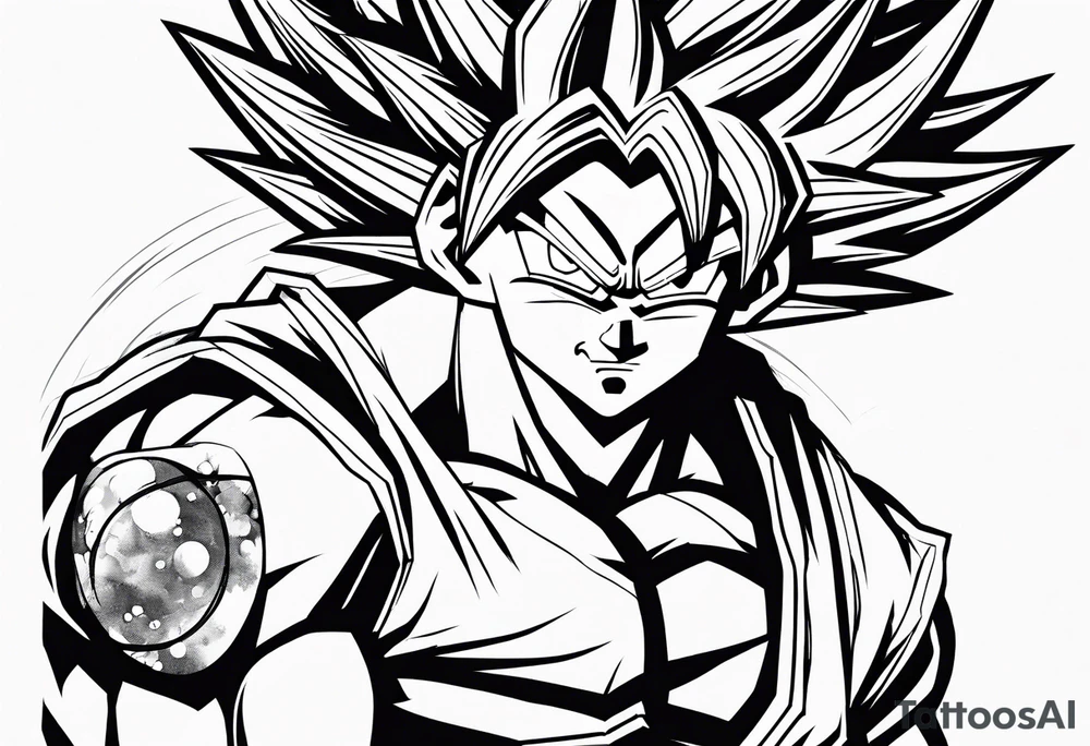dragonball z tattoo idea