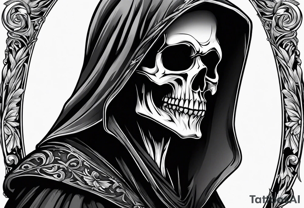 grim reaper tattoo idea