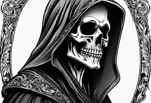grim reaper tattoo idea
