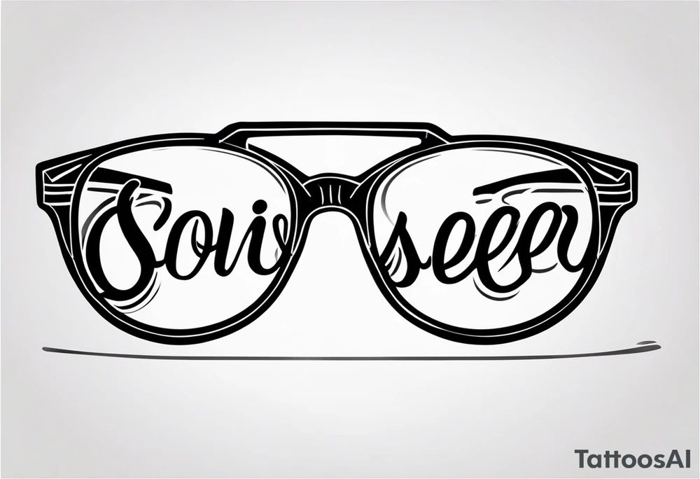 sunglasses Officer tattoo idea