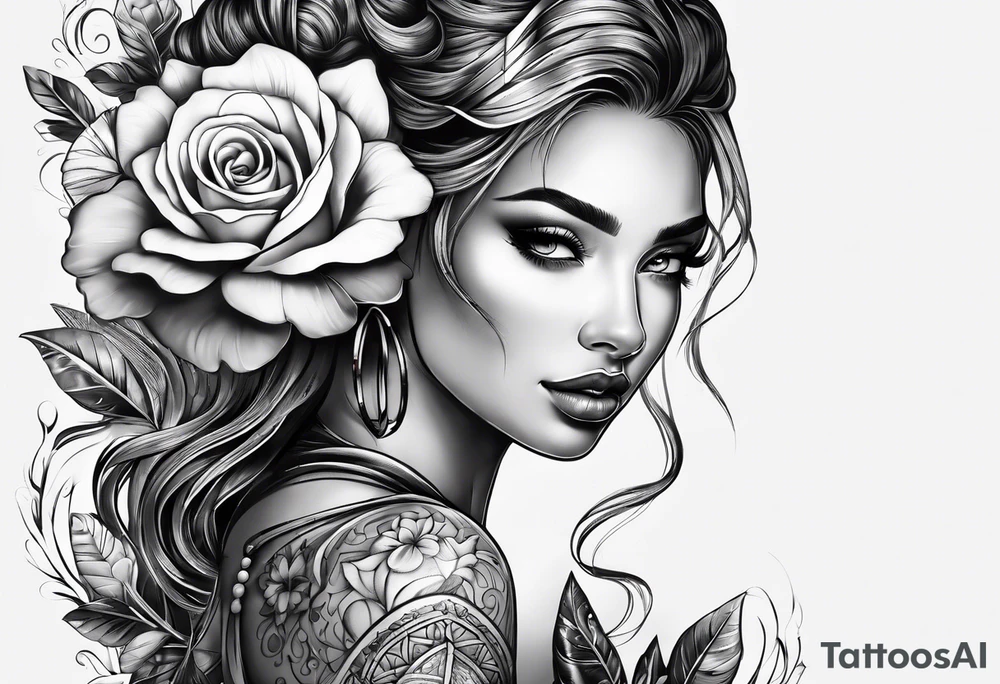 Pain healing self love tattoo idea