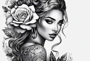 Pain healing self love tattoo idea