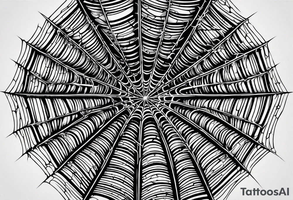 A spider web tattoo for the elbow.
Shorter horizontally, longer vertically. tattoo idea