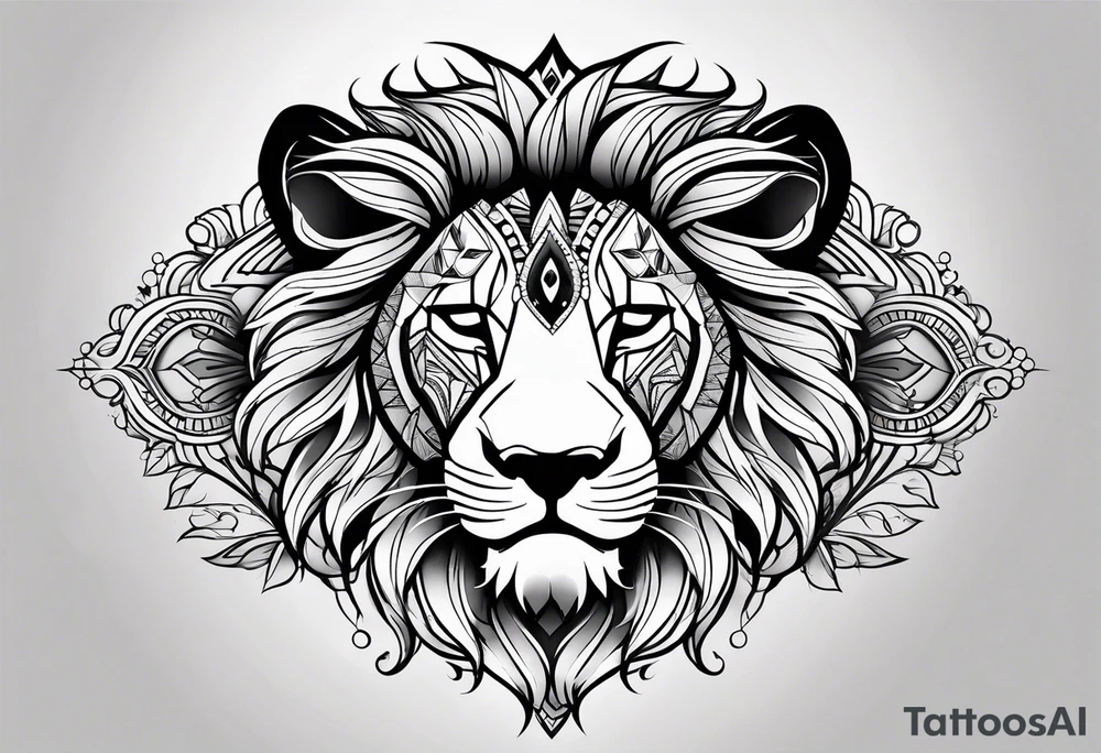 lion king tattoo idea