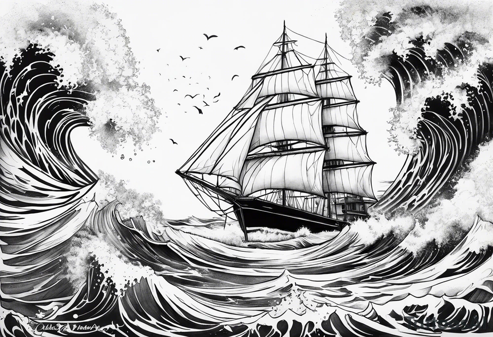 Sea tattoo idea