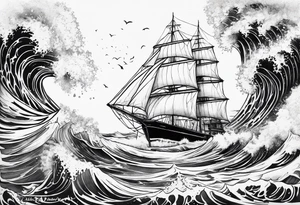 Sea tattoo idea