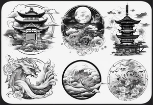 Japanese spiritual tattoo idea