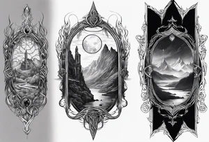 Lord of the rings forearm tattoo idea