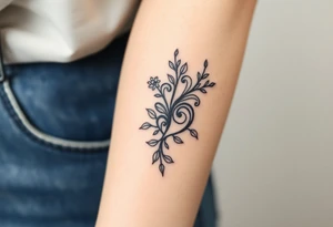 Large tooled leather tattoo idea