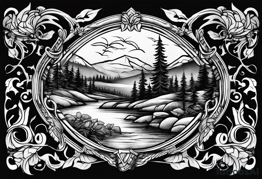 hunting tattoo idea