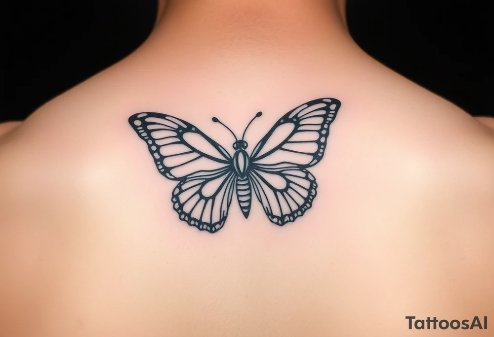 aries sign turned into a butterfly with terri and justo incorporated tattoo idea