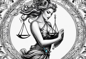 libra tattoo idea
