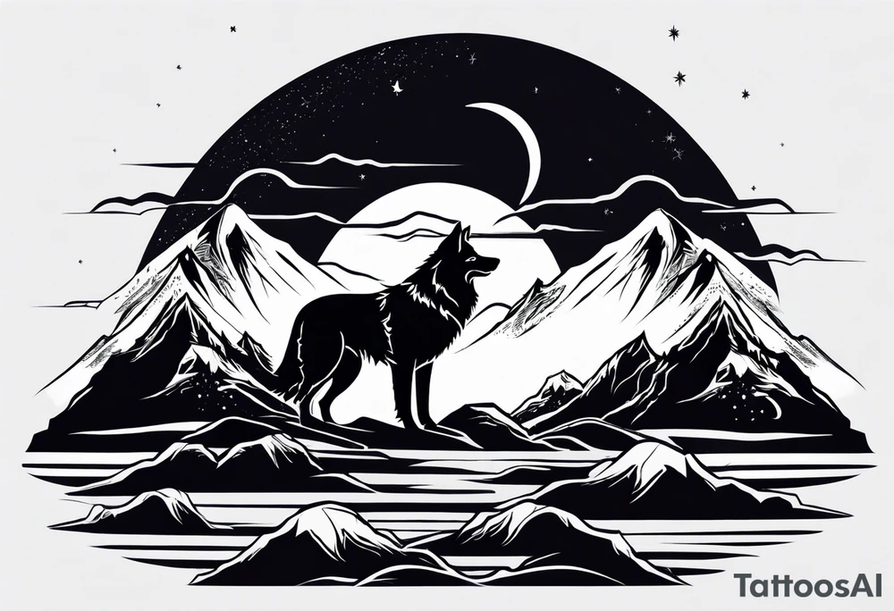 Moon
Wolves
Mountain tattoo idea