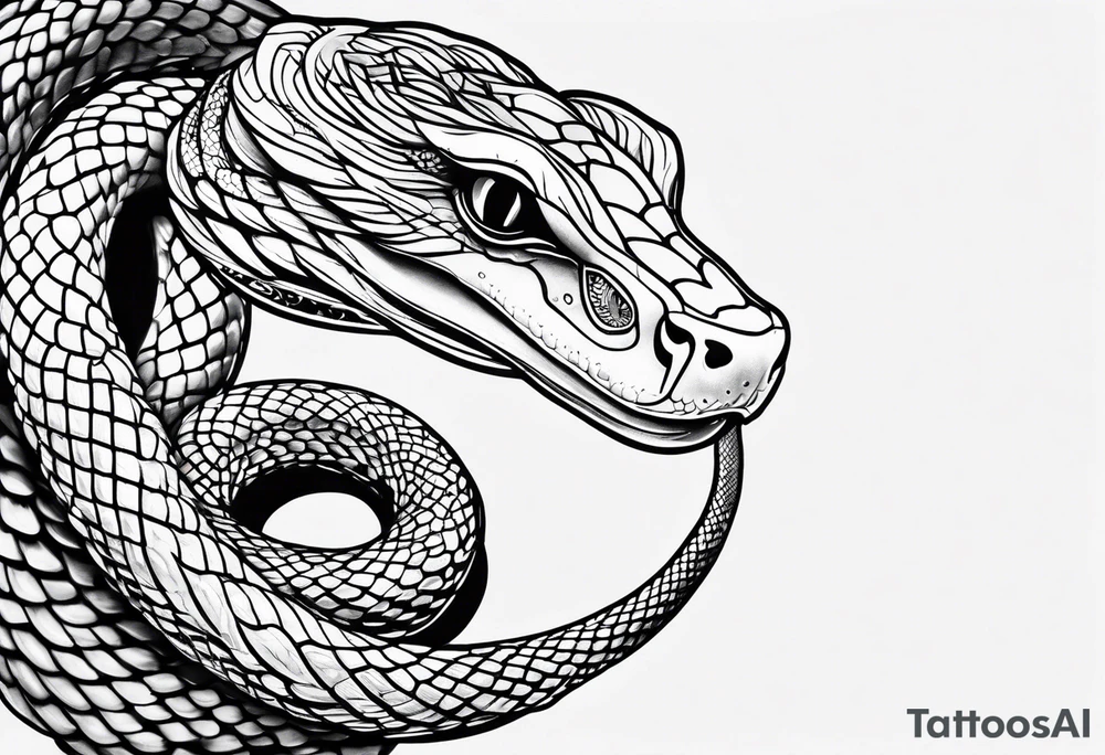 Snake tattoo idea