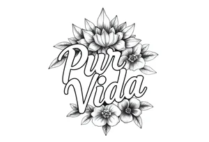 Pura Vida tattoo idea