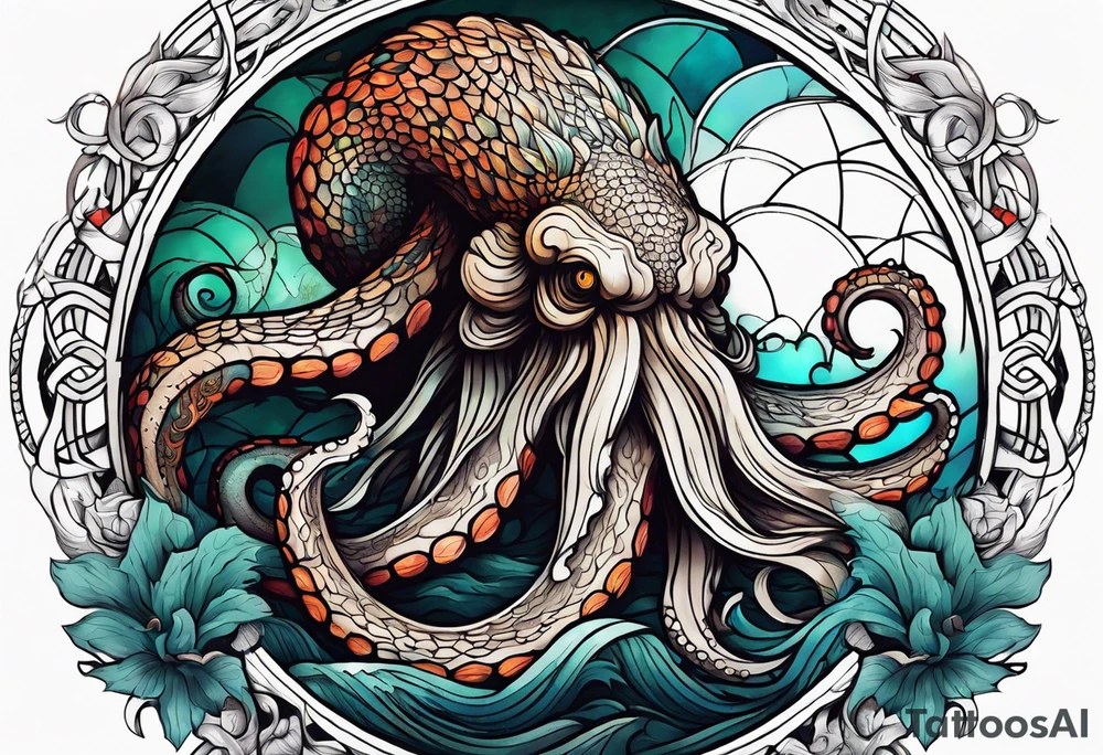 kraken tattoo idea
