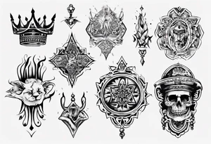 king royal morocco tattoo idea