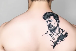 Father and son tattoo idea