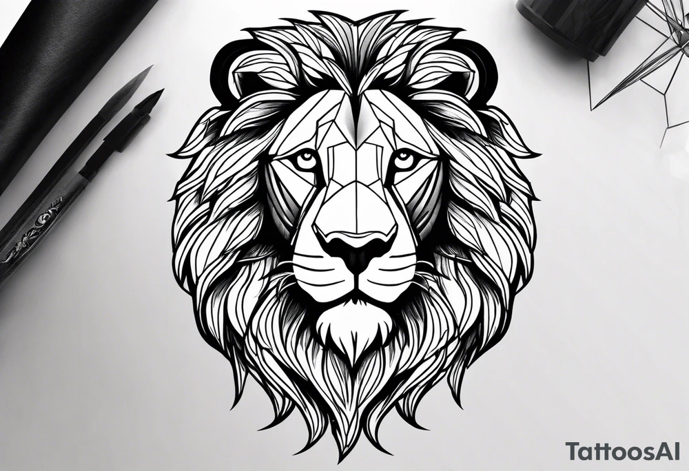 Valhalla sword shield stairs tattoo idea