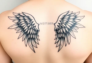 Angel wings 10/27/2025 William tattoo idea