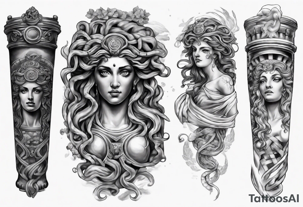 GREEK GODess medusa STATUE
ARM SLEEVE
REALISTIC tattoo idea GREEK GODess medusa STATUE
ARM SLEEVE
REALISTIC tattoo idea