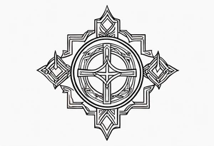 The symbol of Matthias in the bible tattoo idea