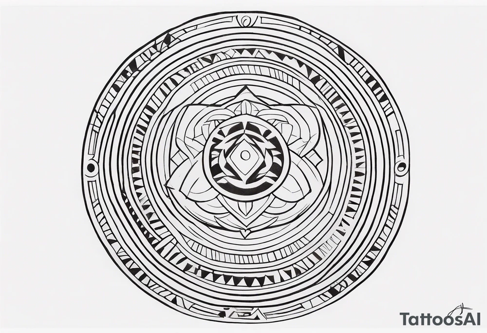 Tribal tattoo courage tattoo idea