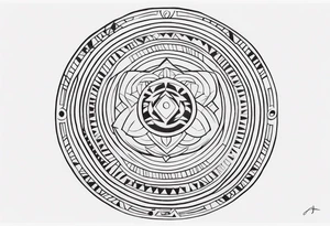 Tribal tattoo courage tattoo idea