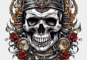 death pointing out tattoo idea